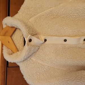 Sherpa jacket ivory large